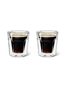 Double walled glass Espresso 100ml s/2