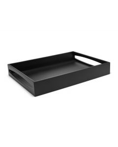 Tray 40x30x6cm MDF black