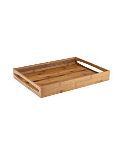 Tray M 47,5x35x6cm dark bamboo