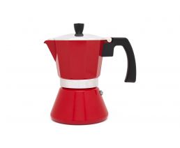 Espresso maker Tivoli 6 cups red