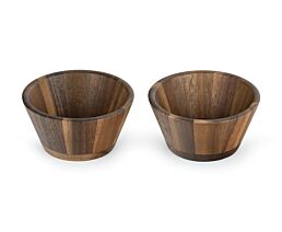 Bowl small Oviedo acacia s/2