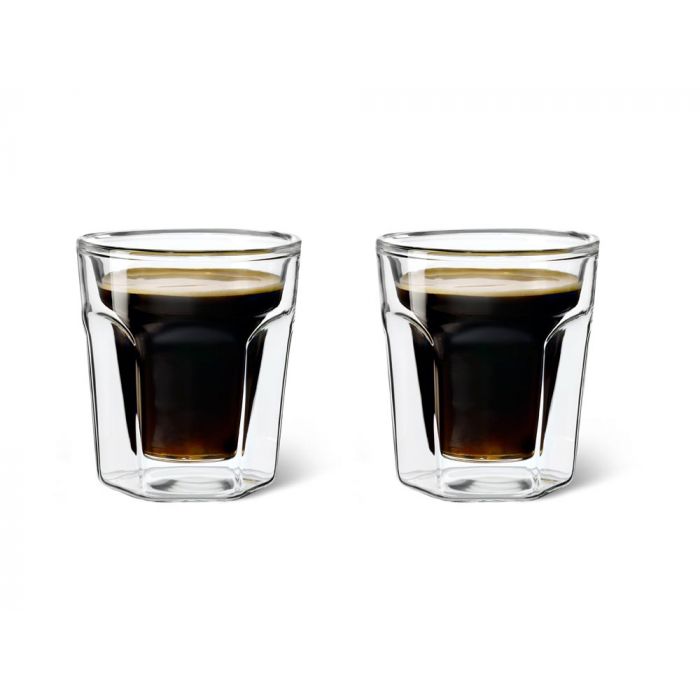 Double w. glass Latte Macchiato 280ml s/2